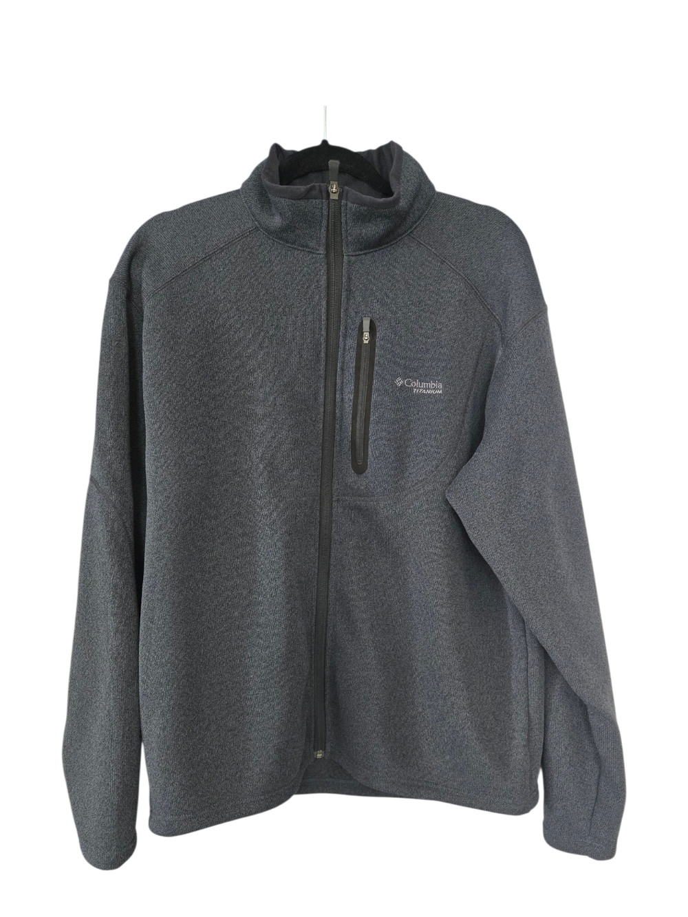 Columbia Men's Full-Zip Jacket in Heather Charcoal